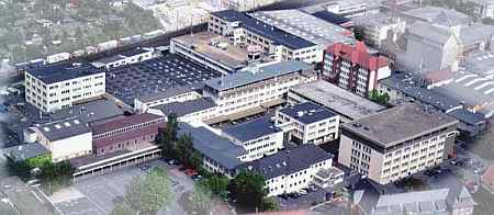 عکس هوایی از کارخانه شماره یک کمپانی جومو در فولدا (Fulda) آلمان